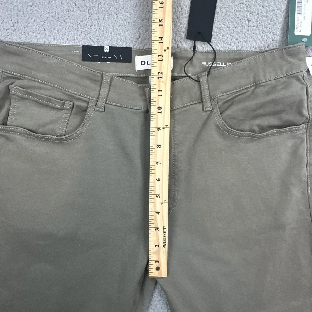 NWT DL 1961 Russell Slim Straight Pants Men 38x34 Palm Smart Denim XTwill